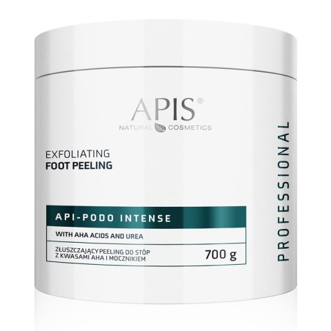Apis Złuszczający peeling do stóp z kwasami AHA i mocznikiem 700g Apis Złuszczający peeling do stóp z kwasami AHA i mocznikiem 700g