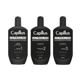 Capillus ultraliss nanoplastia, zestaw do zabiegu nanoplastii, 3x400 ml