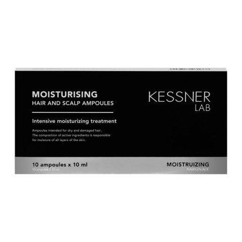 KESSNER LAB Moisturising ampułki do skóry głowy i włosów 10 x 10 ml