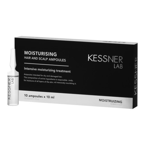 Zestaw ampułek Kessner Lab: Prebiotic, Moisturising, Caffeine