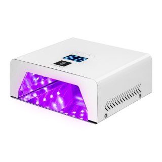 Lampa UV LED OCHO NAILS PRO X23 180W metalowa biała lustrzane wnętrze