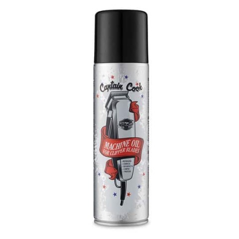 Spray do czyszczenia i smarowania maszynek do włosów 5w1 CAPTAIN COOK 500 ml EUROSTIL