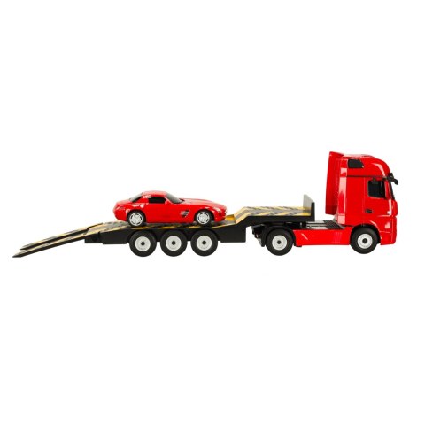 Samochód zdalnie sterowany Rastar 74920 Mercedes-Benz Actros 1:26 czerowny