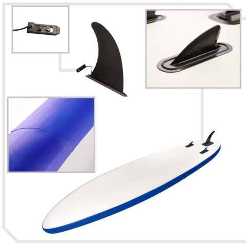 SUP Deska pompowana z akcesoriami Paddleboard 380cm 160kg