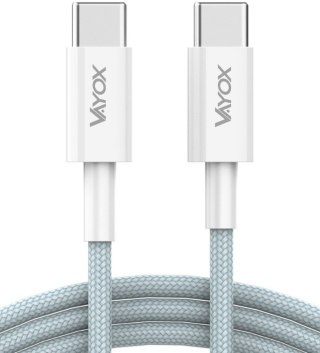 Kabel USB-C dwie końcówki USB-C 65W 3A 1m premium