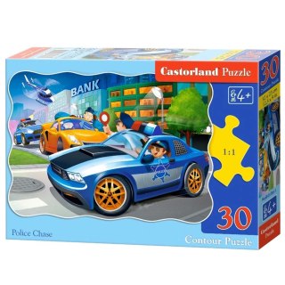 Puzzle układanka 30 elementów Police Chase - Policja 4+ CASTORLAND