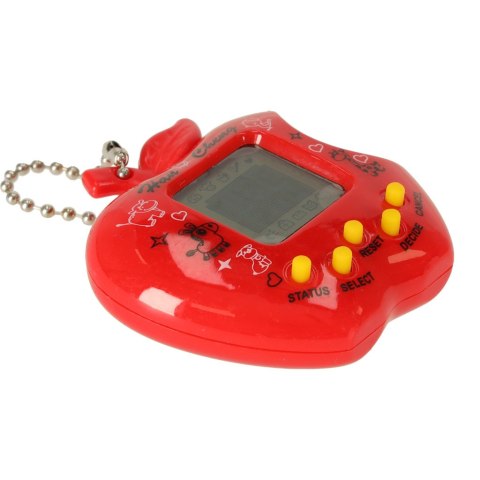 Tamagotchi gra elektroniczna dla dzieci jabłko czerwony