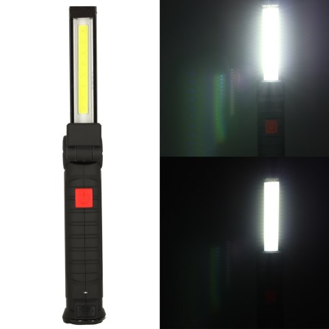 Lampa warsztatowa latarka USB 5 trybów magnes hak akumulator 1200 mAh 200 lm KAFUWELL