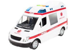 Karetka ambulans z dźwiękiem napędem 1:16