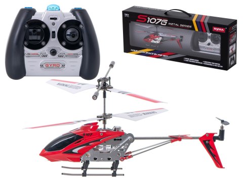 Helikopter zdalnie sterowany na pilota RC SYMA S107G czerwony