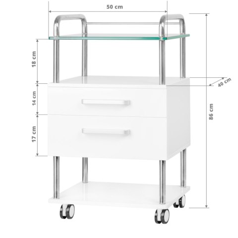 Pomocnik podologiczny 6052 biały