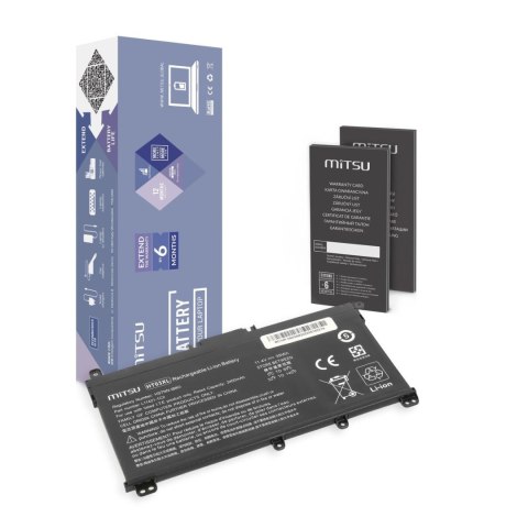 Bateria Mitsu do notebooka HP HT03XL, 240 250 255 256 G7, 340 348 G5 (11.4V) (3400 mAh) Bateria Mitsu do notebooka HP HT03XL, 240 250 255 256 G7, 340 348 G5 (11.4V) (3400 mAh)