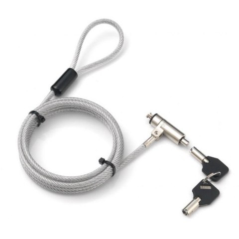 Linka zabezpieczająca do notebooka Techly Nano Slot 1,8m Linka zabezpieczająca do notebooka Techly Nano Slot 1,8m