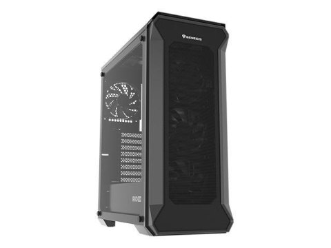 Obudowa Genesis Irid 505F ATX Midi (z oknem, USB 3.0) czarna Obudowa Genesis Irid 505F ATX Midi (z oknem, USB 3.0) czarna