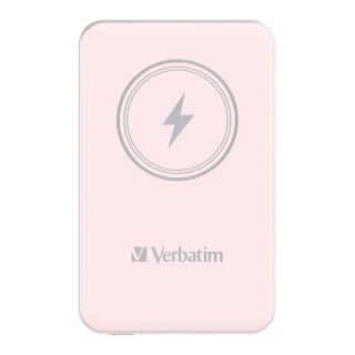 Powerbank Verbatim Charge 'n' Go Magnetic Wireless 10000mAh USB-C PD 3.0 Pink