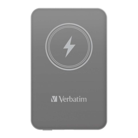 Powerbank Verbatim Charge 'n' Go Magnetic Wireless 5000mAh USB-C PD 3.0 Grey Powerbank Verbatim Charge 'n' Go Magnetic Wireless 5000mAh USB-C PD 3.0 Grey