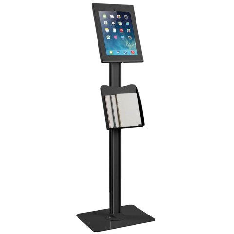 Stojak uchwyt reklamowy do tabletu Maclean MC-867 B podłogowy z blokadą, czarny, iPad Pro (Gen 3), 12.9" Stojak uchwyt reklamowy do tabletu Maclean MC-867 B podłogowy z blokadą, czarny, iPad Pro (Gen 3), 12.9"