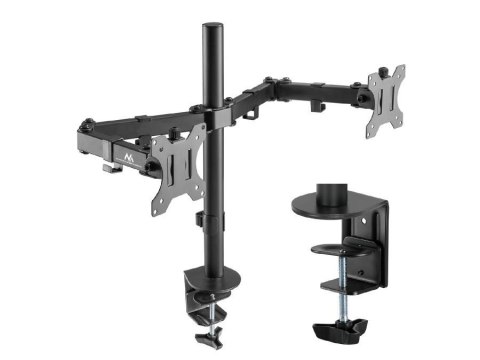 Uchwyt biurkowy na 2 monitory Maclean MC-884 17-32" 2x 8kg (max 16kg) VESA 75x75, 100x100 Uchwyt biurkowy na 2 monitory Maclean MC-884 17-32" 2x 8kg (max 16kg) VESA 75x75, 100x100