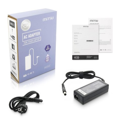 Zasilacz sieciowy Mitsu 19.5V 3.34A (7.4x5.0 pin) do notebooka Dell Zasilacz sieciowy Mitsu 19.5V 3.34A (7.4x5.0 pin) do notebooka Dell