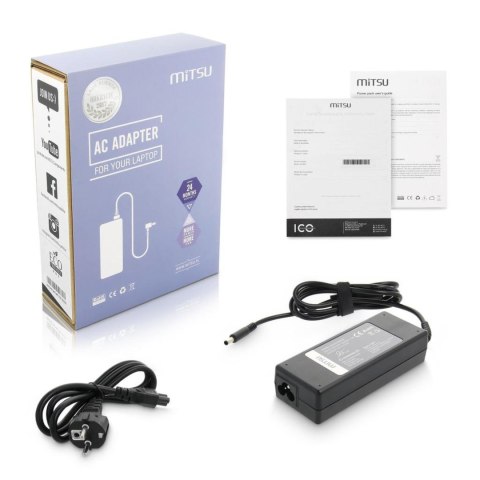 Zasilacz sieciowy Mitsu 19V 4.74A (4.5x3.0 pin) 90W do notebooka Asus Zasilacz sieciowy Mitsu 19V 4.74A (4.5x3.0 pin) 90W do notebooka Asus