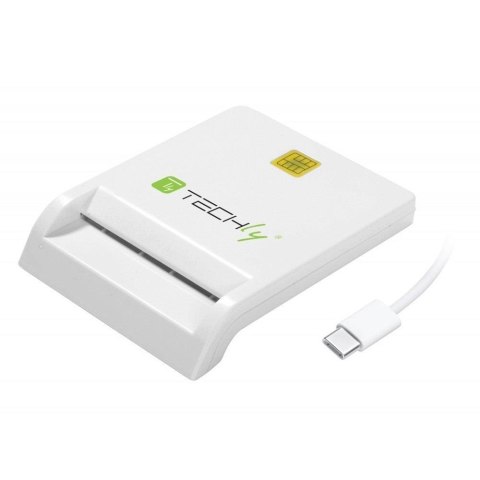 Czytnik Techly USB-C Kart Stykowych / Samrt Card Czytnik Techly USB-C Kart Stykowych / Samrt Card