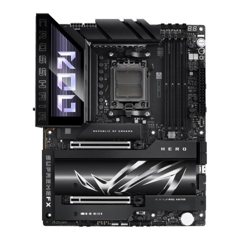 Płyta Asus ROG CROSSHAIR X870E HERO /AMD X870/DDR5/SATA3/M.2/USB4/WiFi/BT/PCIE5.0/AM5/ATX Płyta Asus ROG CROSSHAIR X870E HERO /AMD X870/DDR5/SATA3/M.2/USB4/WiFi/BT/PCIE5.0/AM5/ATX
