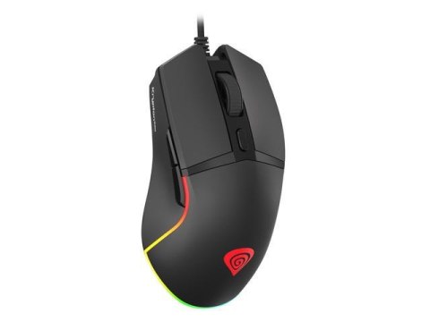 Mysz przewodowa Genesis Krypton 220 optyczna Gaming 6400DPI czarna Mysz przewodowa Genesis Krypton 220 optyczna Gaming 6400DPI czarna
