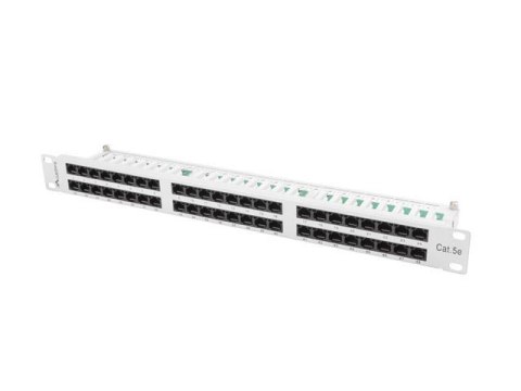 Patch panel Lanberg PPU5-1048-S 48 port 1U kat.5e szary Patch panel Lanberg PPU5-1048-S 48 port 1U kat.5e szary