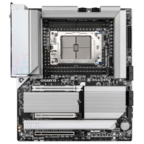 Płyta Gigabyte TRX50 AERO D (rev.1.0) /AMD TRX50/DDR5/SATA3/M.2/USB4/PCIe5.0/WiFi/BT/sTR5/E-ATX Płyta Gigabyte TRX50 AERO D (rev.1.0) /AMD TRX50/DDR5/SATA3/M.2/USB4/PCIe5.0/WiFi/BT/sTR5/E-ATX