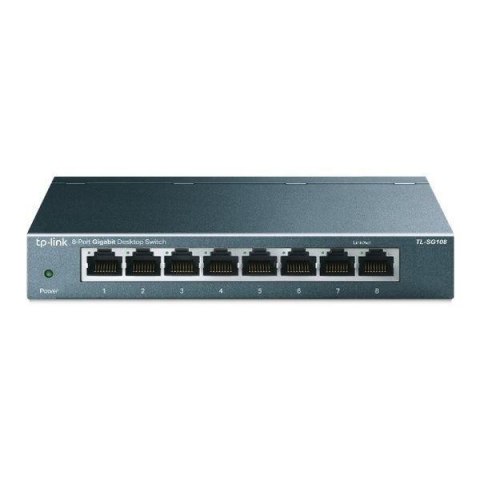 Switch niezarządzalny TP-Link TL-SG108 V9 8x10/100/1000Mb Switch niezarządzalny TP-Link TL-SG108 V9 8x10/100/1000Mb