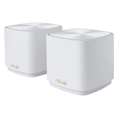 System Mesh Asus ZenWiFi AX Mini (XD4 Plus) Biały dwupak System Mesh Asus ZenWiFi AX Mini (XD4 Plus) Biały dwupak