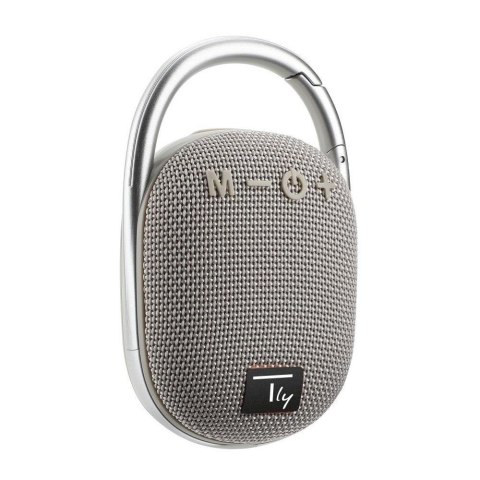 Głośnik Techly Bluetooth 5.3 5W TWS LED/MP3/USB/TF szary Głośnik Techly Bluetooth 5.3 5W TWS LED/MP3/USB/TF szary