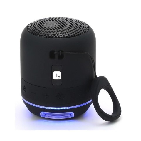 Głośnik Techly Bluetooth 5W TWS LED/MP3/MicroSD Czarny Głośnik Techly Bluetooth 5W TWS LED/MP3/MicroSD Czarny