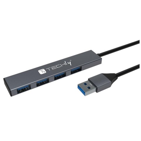 Hub USB Techly 4-portowy USB3.2 Gen1 Hub USB Techly 4-portowy USB3.2 Gen1