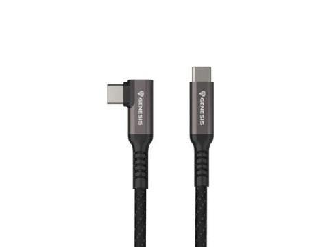Kabel Genesis USB-C M/M 3.1 Gen 2 5M 10GB/S PD 60W VR Czarny Kabel Genesis USB-C M/M 3.1 Gen 2 5M 10GB/S PD 60W VR Czarny