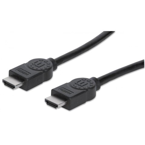 Kabel Manhattan HDMI/HDMI V1.3 M/M 15m czarny Kabel Manhattan HDMI/HDMI V1.3 M/M 15m czarny