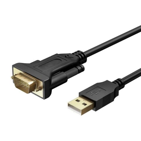 Konwerter/Adapter Techly USB 2.0 na RS232/COM 1,5m czarny Konwerter/Adapter Techly USB 2.0 na RS232/COM 1,5m czarny