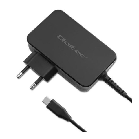 Ładowarka sieciowa Qoltec GaN POWER PRO | 1xUSB-C | 90W | 5-20V | 3-4.5A | Czarna Ładowarka sieciowa Qoltec GaN POWER PRO | 1xUSB-C | 90W | 5-20V | 3-4.5A | Czarna