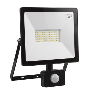 Naświetlacz LED z czujnikiem ruchu Maclean MCE650 WWW slim Warm White 50W, IP44