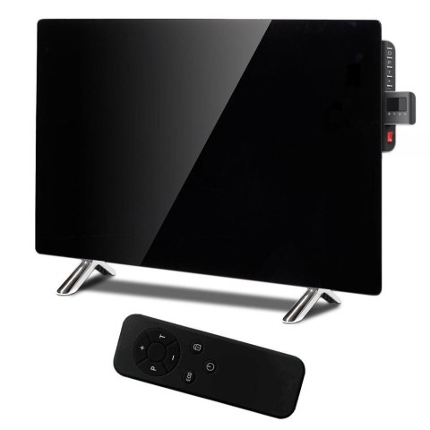 Panel grzewczy szklany Maclean, podczerwień 600W, timer, pilot, termostat, WiFi Tuya, kolor czarny, 55x100cm, MCE536 Panel grzewczy szklany Maclean, podczerwień 600W, timer, pilot, termostat, WiFi Tuya, kolor czarny, 55x100cm, MCE536