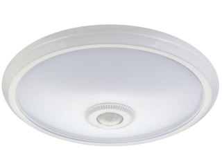 Plafon LED Maclean MCE131 ACU 12W z czujnikiem ruchu pir i zasilaniem awaryjnym zasięg 6m