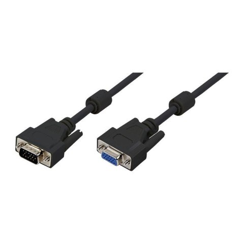Przedłużacz VGA LogiLink CV0019 VGA 2x Ferryt 10m Przedłużacz VGA LogiLink CV0019 VGA 2x Ferryt 10m