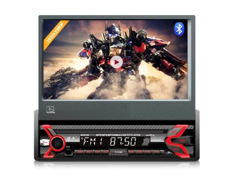 Radioodtwarzacz Audiocore AC9100 LCD 7" wysuwany dotykowy panel 1080P MP5 AVI DivX Bluetooth handsfree RDS + pilot Radioodtwarzacz Audiocore AC9100 LCD 7" wysuwany dotykowy panel 1080P MP5 AVI DivX Bluetooth handsfree RDS + pilot