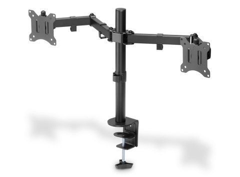 Uchwyt biurkowy podwójny (zacisk) DIGITUS 2xLCD max. 32"max. 2x 8kg uchyl.-obrot quick-release Uchwyt biurkowy podwójny (zacisk) DIGITUS 2xLCD max. 32"max. 2x 8kg uchyl.-obrot quick-release