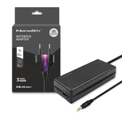 Zasilacz sieciowy Qoltec do Asus 120W | 19V | 6.32A | 5.5*2.5 |+kabel zasilający Zasilacz sieciowy Qoltec do Asus 120W | 19V | 6.32A | 5.5*2.5 |+kabel zasilający