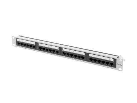 Patch panel Lanberg 24 port 1U kat.6A szary Patch panel Lanberg 24 port 1U kat.6A szary