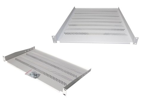 Półka DIGITUS 19" 1U 450mm (RAL 7035) z podporą Półka DIGITUS 19" 1U 450mm (RAL 7035) z podporą