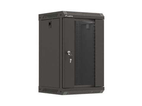 Szafa instalacyjna Rack Lanberg Wisząca 10" 9U 300x300 Drzwi Przeszklone (flat pack) Czarna Szafa instalacyjna Rack Lanberg Wisząca 10" 9U 300x300 Drzwi Przeszklone (flat pack) Czarna
