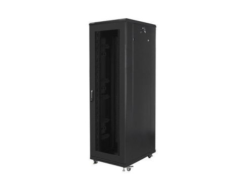 Szafa instalacyjna Rack stojąca 19" 42U 800x800 Drzwi perforowane czarna Lanberg (flat pack) Szafa instalacyjna Rack stojąca 19" 42U 800x800 Drzwi perforowane czarna Lanberg (flat pack)