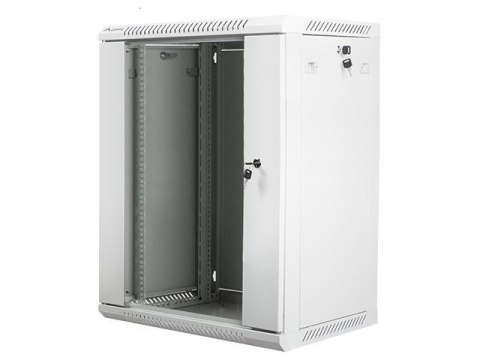 Szafa instalacyjna Rack wisząca 19" 15U 600x450 szara Lanberg (flat pack) Szafa instalacyjna Rack wisząca 19" 15U 600x450 szara Lanberg (flat pack)